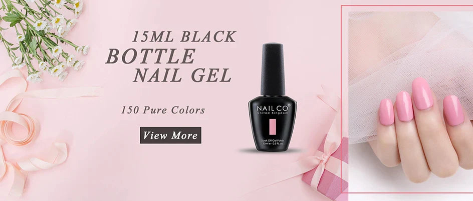 NAILCO 15ml Fresh Series Gel Nail Polish Design UV&LED Nail Gel Spring Summer Color Vernis Nail Art Glitter All For Manicure Set - Tasawoq