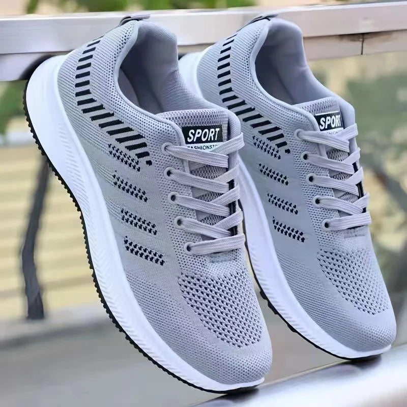 2025 Shoes for Men Casual Slip on Fashion Sneakers Breathable Running Shoes Outdoor Walking Training Tennis Shoes - Tasawoq