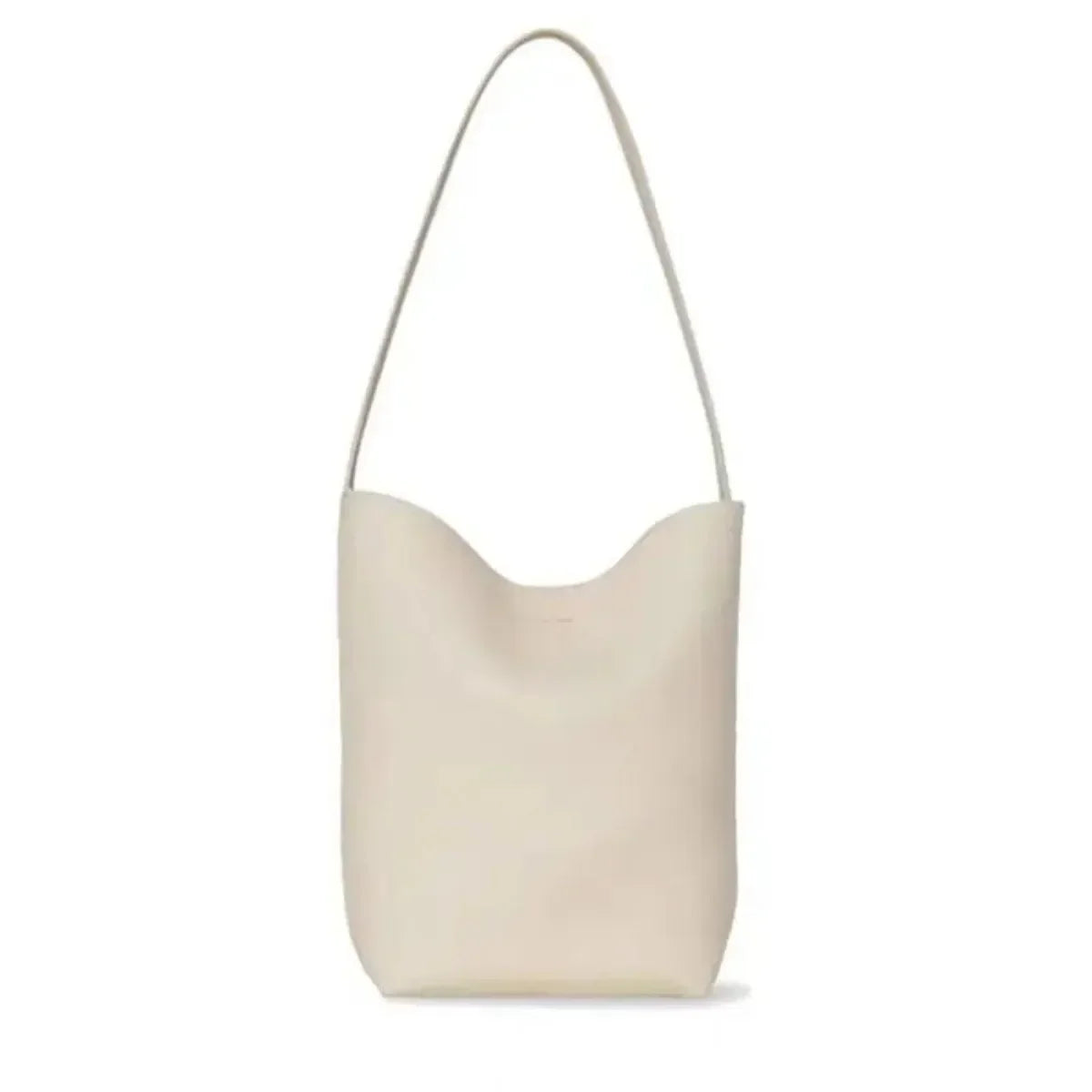 Large Capacity Women Bag Lazy Tote Leather Single Shoulder Bag Genuine Leather Handbag Casual Daypack Waist Pack Bucket Handbag - Tasawoq