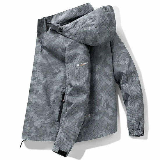 Hooded Hiking Jacket Men Outdoor Bomber Jackets Waterproof Windbreaker 2024 Spring Autumn Sports Casual Cargo Jackets Mens Coats - Tasawoq