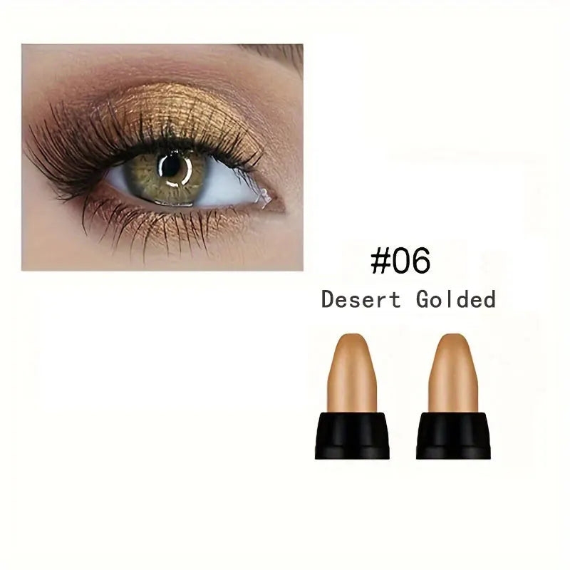 16 Colors Pearlescent Eyeliner, Color Glitter Waterproof Long-Lasting Eye Makeup Non-smudge Eyeliner - Tasawoq