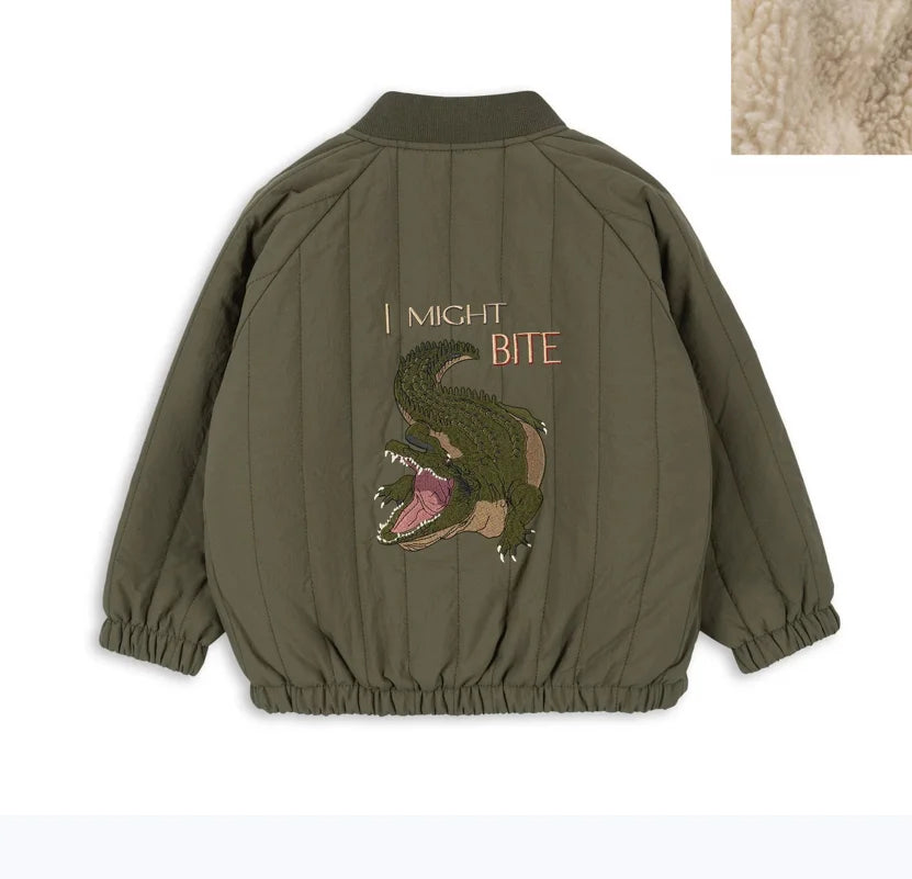 Children's Jackets 2024 Fall And Winter New Cartoon Fashion Boys And Girls Coat Cotton Warm Korean Jacket Children's Clothing - Tasawoq
