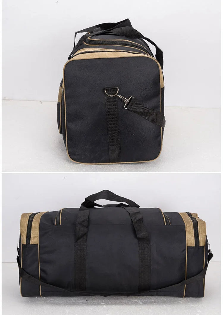 Luggage Travel Bag Gym Fitness Handbags for Women Men Outdoor Sports Shoulder Large Storage Duffel Training Long Distance Bag - Tasawoq