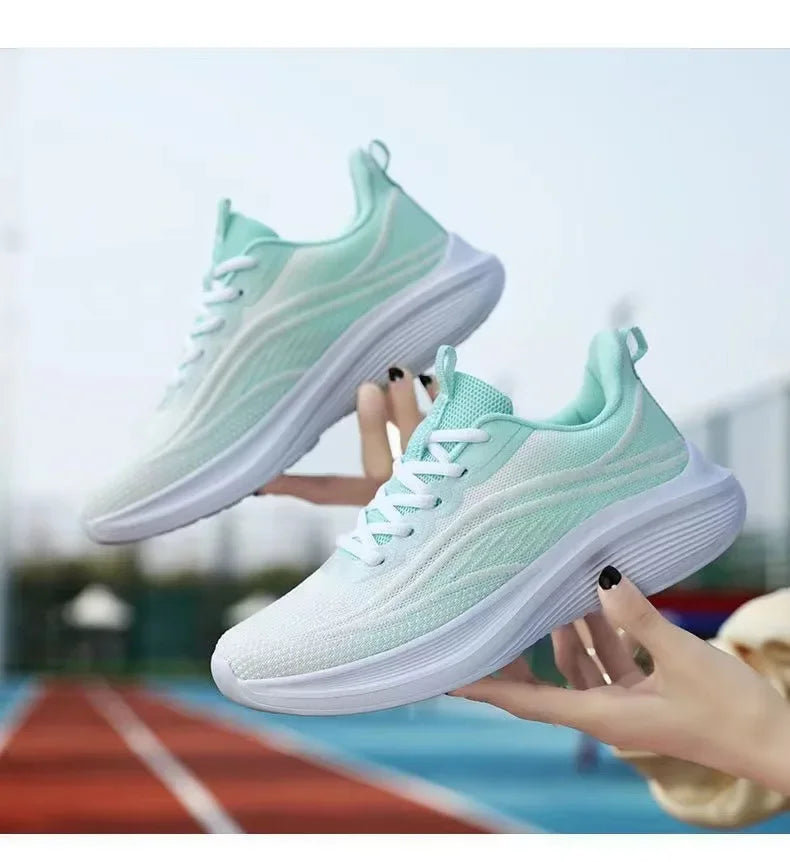 Casual Running Summer Fashion Anti Slip Hiking Mesh Breathability Athletic Shoe Tennis Woman Trend 2024 Woman Sneakers Couple - Tasawoq