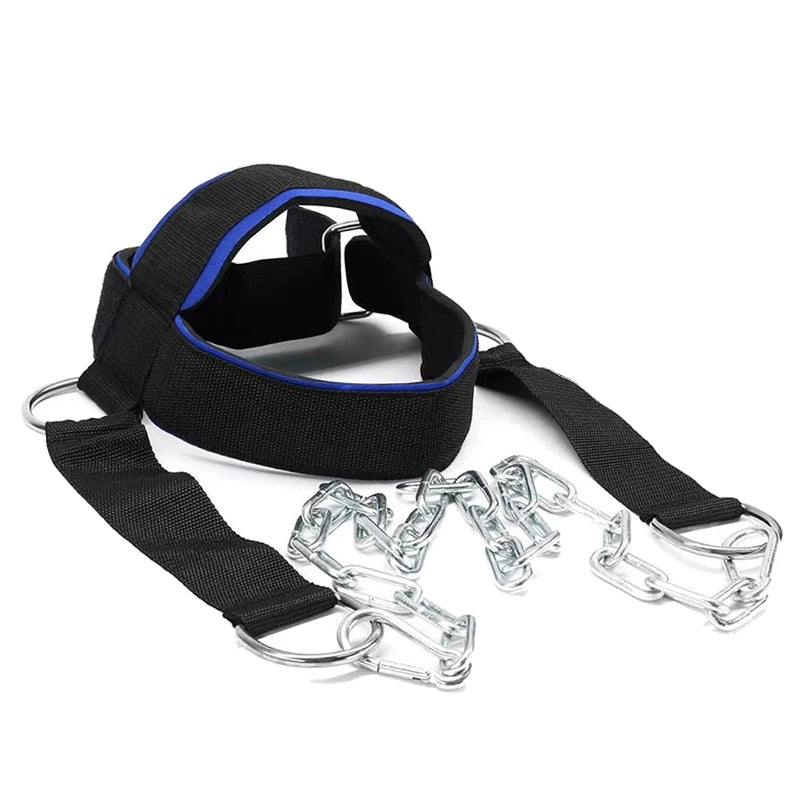 Head Neck Training Head Harness Weight Bearing Cap Body Strengh Adjustable Exercise Strap Neck Muscle Power Training Gym Fitness - Tasawoq