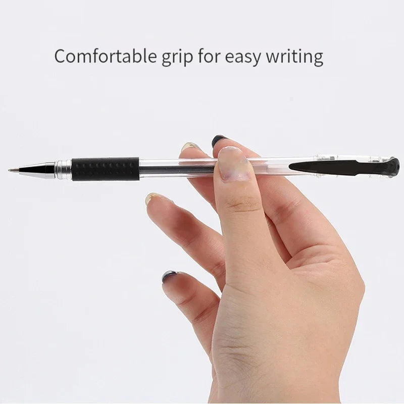 35/25pcs Gel Pen Set School Supplies Black Blue Red Ink Color 0.5mm Ballpoint Pen Kawaii PenWriting Tool School OfficeStationery