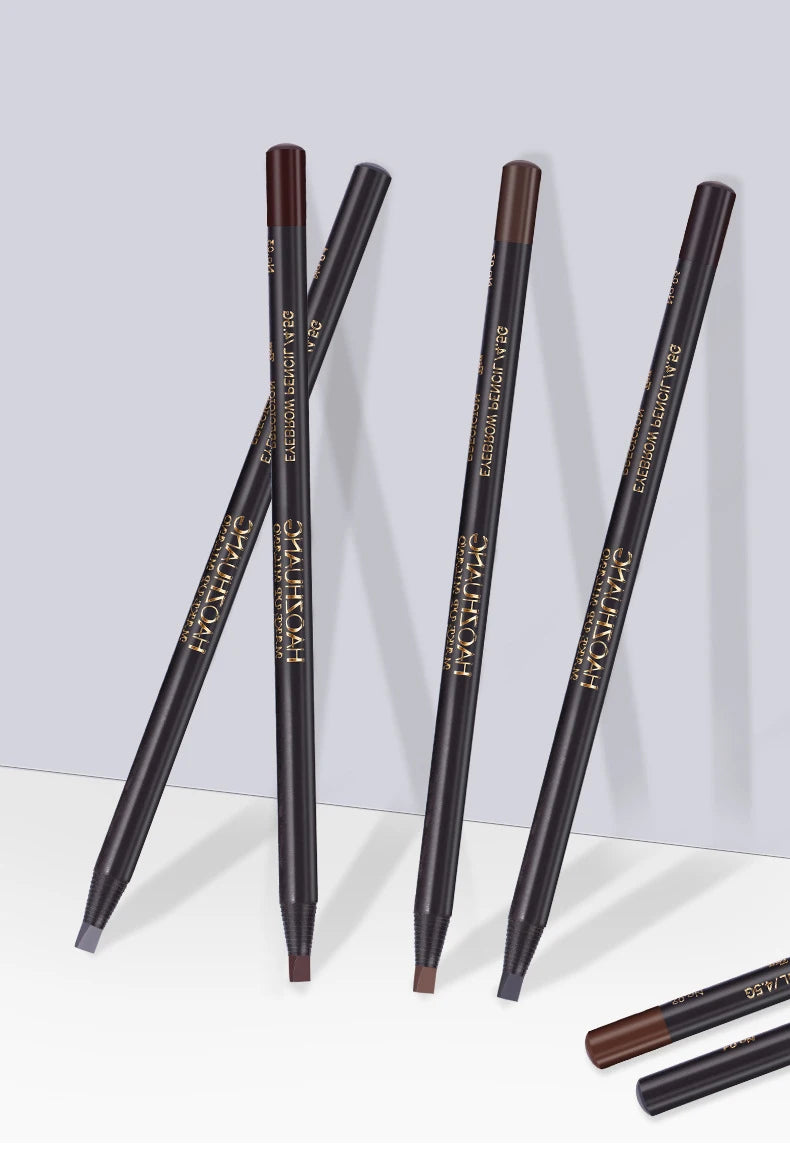 1PC Eyebrow Pencil Waterproof Microblading Eyebrow Pen Tint Tattoo Eyebrows Makeup 6 Colors Natural Long Lasting Eye Brow Pencil - Tasawoq