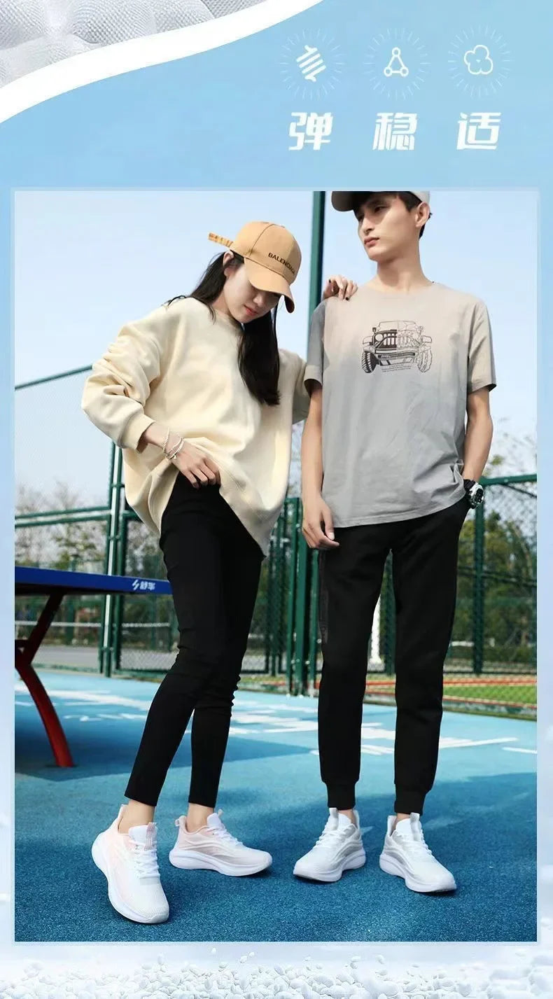 Casual Running Summer Fashion Anti Slip Hiking Mesh Breathability Athletic Shoe Tennis Woman Trend 2024 Woman Sneakers Couple - Tasawoq