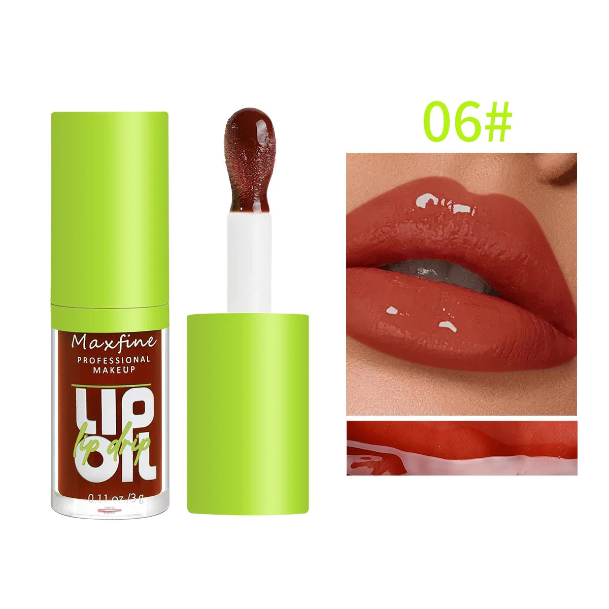 6-tone moisturizing lip gloss luminous oil lip gloss, moisturizing transparent liquid lip gloss, natural lip enhancer, make lips - Tasawoq