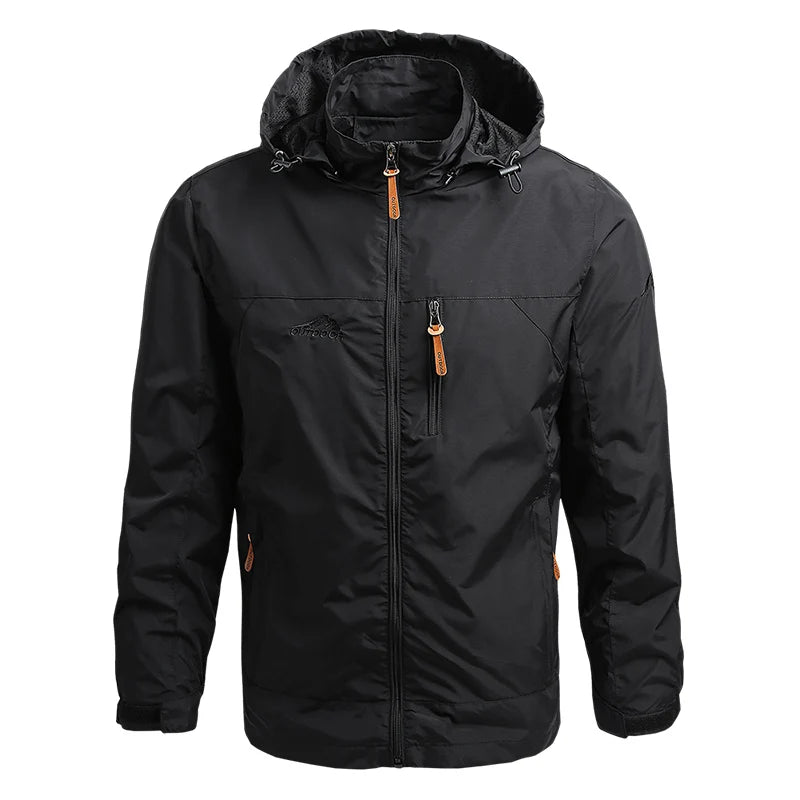 2024 Winter Jacket Fashion Coat Hoodies Camping Hiking Jacket Men's Casual Waterproof Jacket Windbreaker Men Outerwear Clothes - Tasawoq
