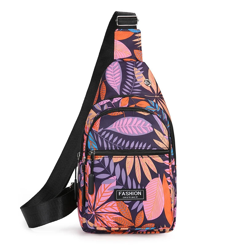 Breast Bag, Trendy And Versatile For Women, Large Capacity Single Shoulder Crossbody Bag, Outdoor Leisure And Simple Backpac - Tasawoq