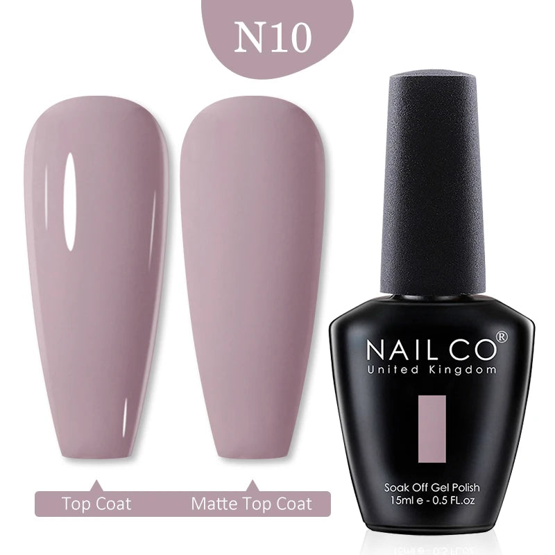 NAILCO Red Colors Series 15ML Nail Gel Polish Nail Supplies Semi Permanent For Nail Art Manicure Soak Off LED UV Hybrid Varnish - Tasawoq