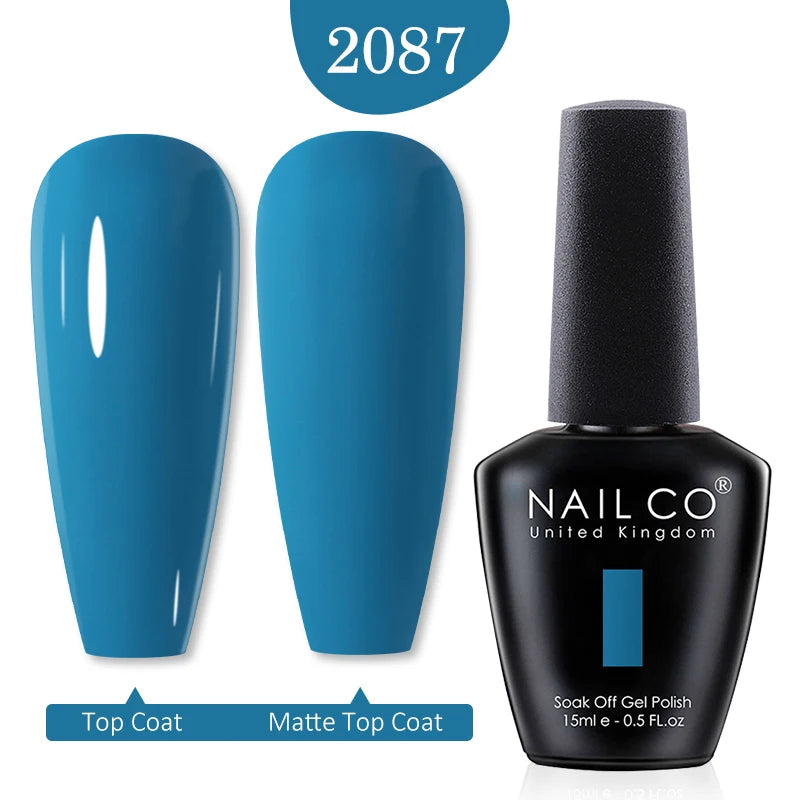 NAILCO Red Colors Series 15ML Nail Gel Polish Nail Supplies Semi Permanent For Nail Art Manicure Soak Off LED UV Hybrid Varnish - Tasawoq