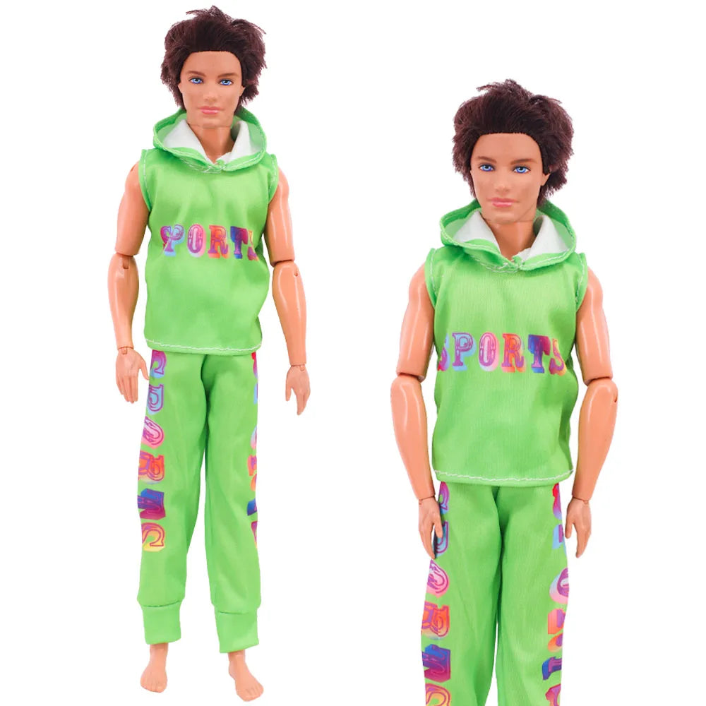 25 Style Ken 11.5inch Doll Clothes Sportswear Prince's Daily Clothing Overcoat for Babi 30 Cm Ken Boy Clothes,Birthday Present - Tasawoq