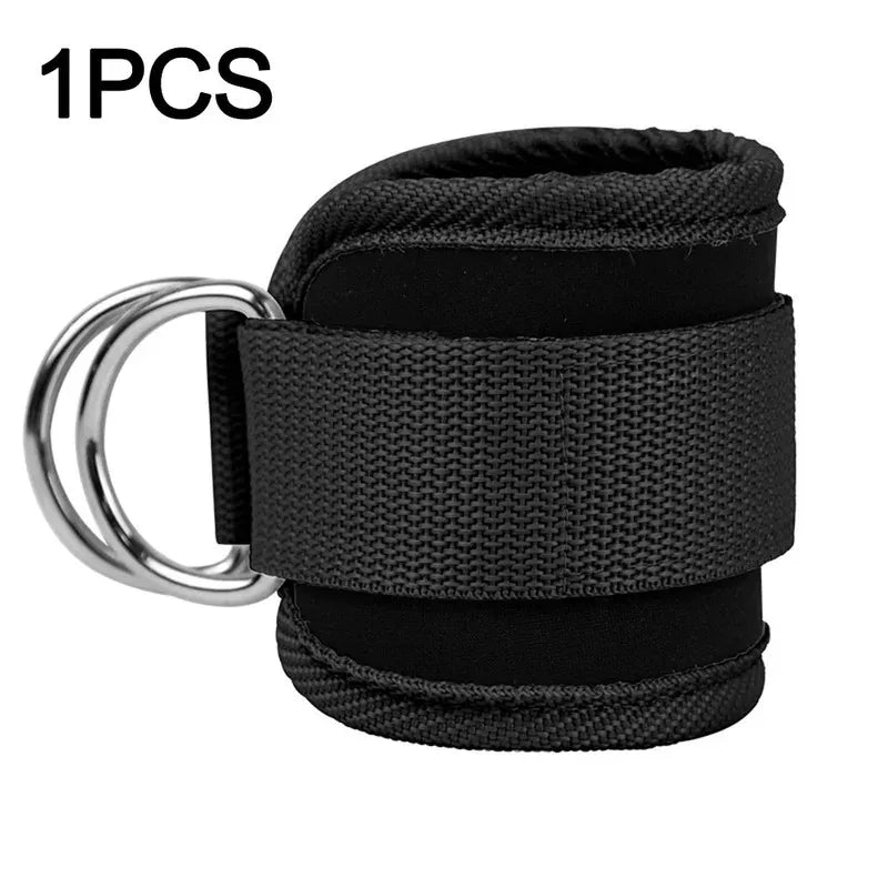 1PC Padded Ankle Straps Ankle Straps for Cable Machines Double D-Ring Fitness Ankle Cuffs for Gym Workouts Rebate Leg Extensions - Tasawoq