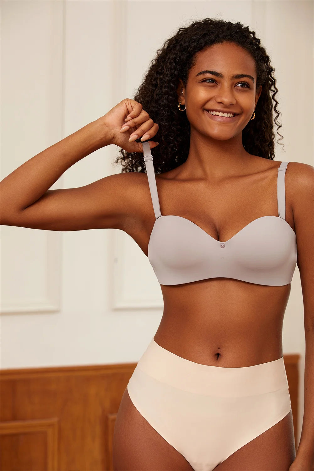 Women Sexy Seamless Bras Adjustable Push Up Brassiere No Steel Female Comfortable Underwear Ladies Solid Color Lingerie Bralette - Tasawoq