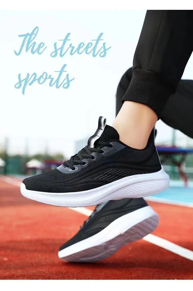 Casual Running Summer Fashion Anti Slip Hiking Mesh Breathability Athletic Shoe Tennis Woman Trend 2024 Woman Sneakers Couple - Tasawoq