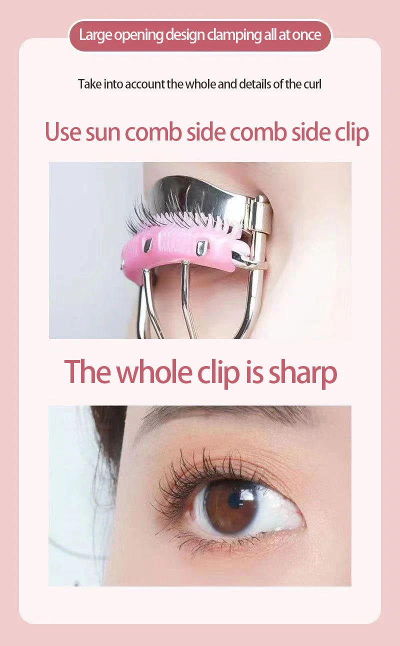 Professional Rose Gold Eyelash Curler Eyelash Cosmetics Makeup Tools Ladies Accessories Quick Styling Compact Portable - Tasawoq