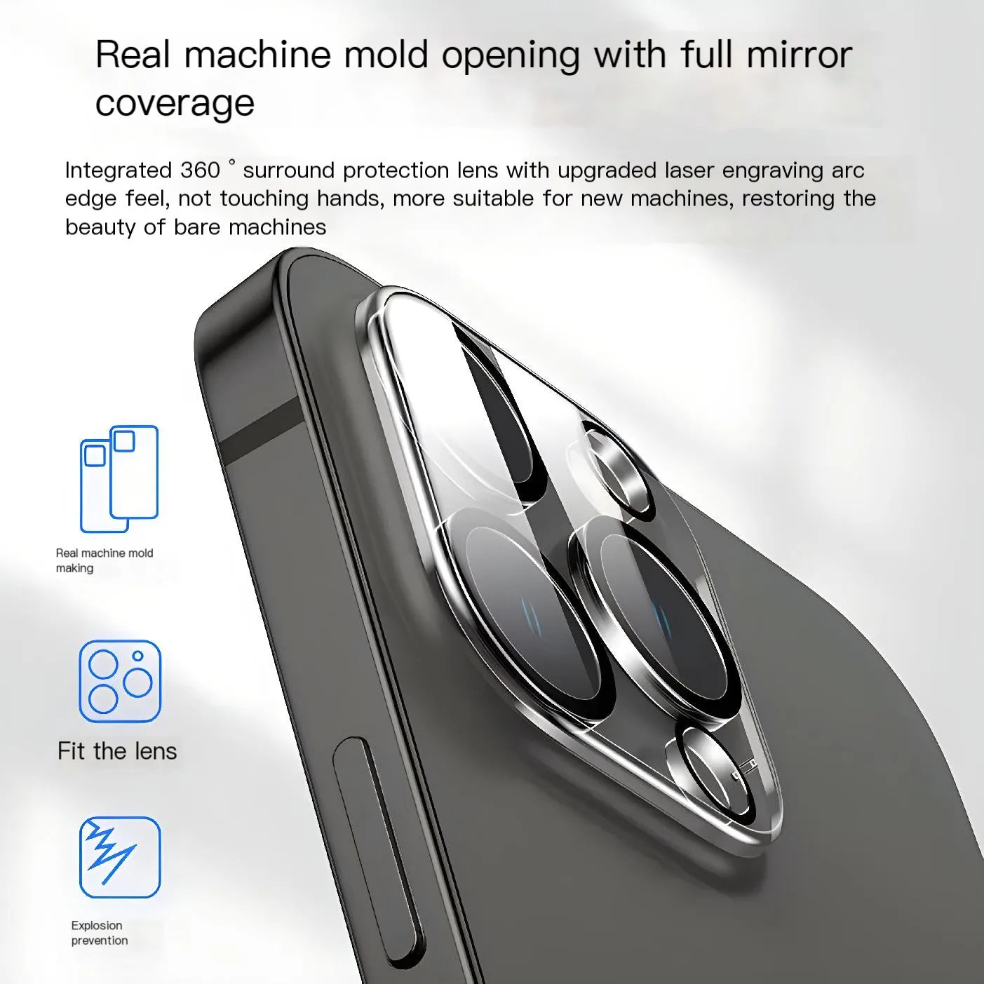 Camera Lens Protector For iPhone 15 13 14 Pro Max Plus Screen Protector Cover For iPhone 12 11 Pro Max Camera Tempered Glass - Tasawoq