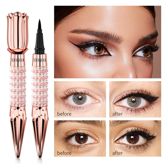 Liquid Eyeliner Pen Waterproof Black Long-Lasting Eye Liner Pencil Thick Quick-Dry Cosmetics Makeup Tool - Tasawoq