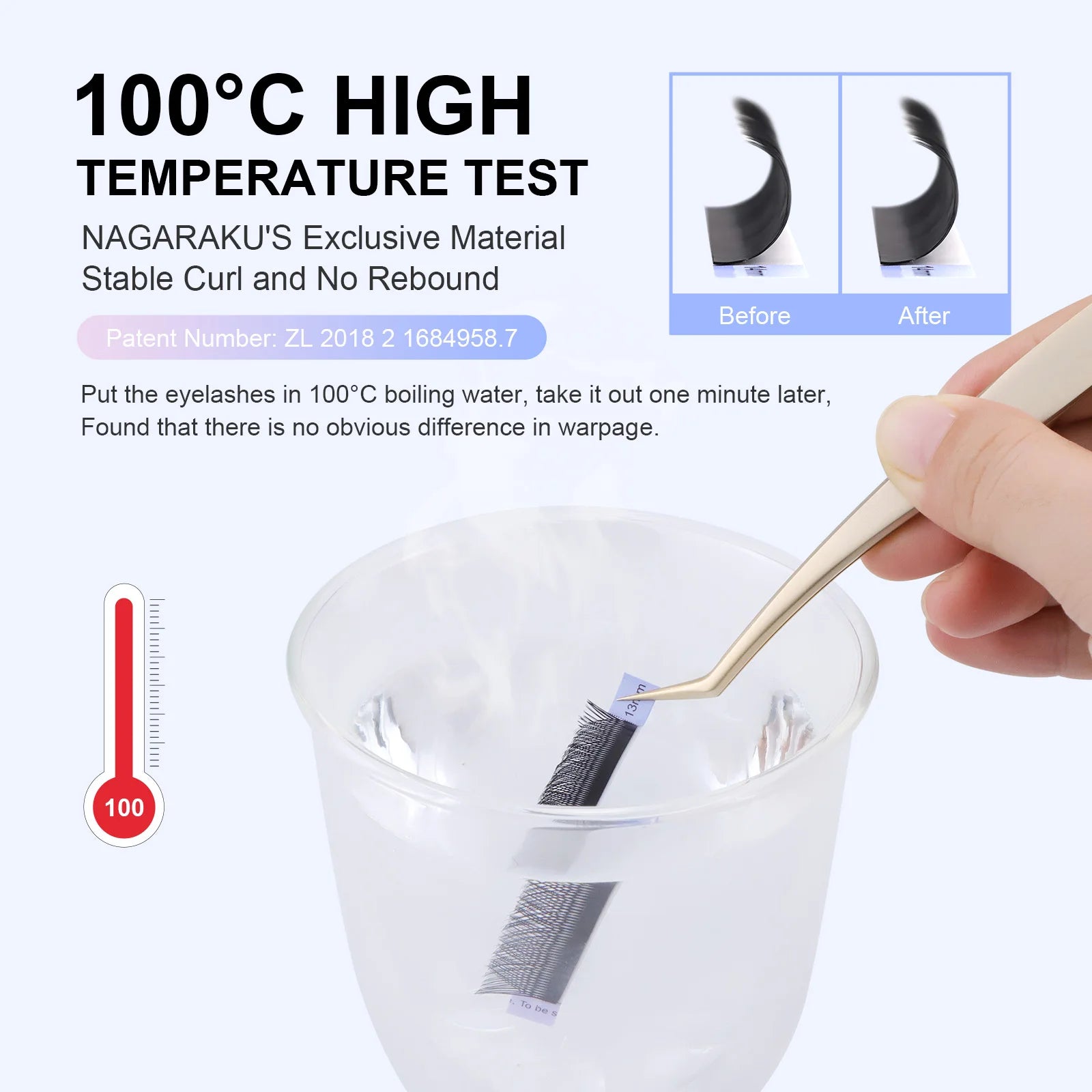 NAGARAKU YY Shape Double/Three Split Tips Triple Top Interlaced Root Eyelash Extensions Eyelashes - Tasawoq