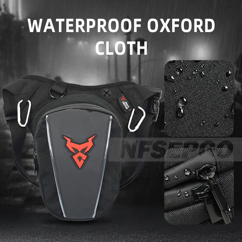 Motorcycle Leg Bag Waterproof Thigh Belt Hip Hum Messenger Waist Bag Travel Tour Riding Fanny Pack Men Women Tactical Travel Bag - Tasawoq