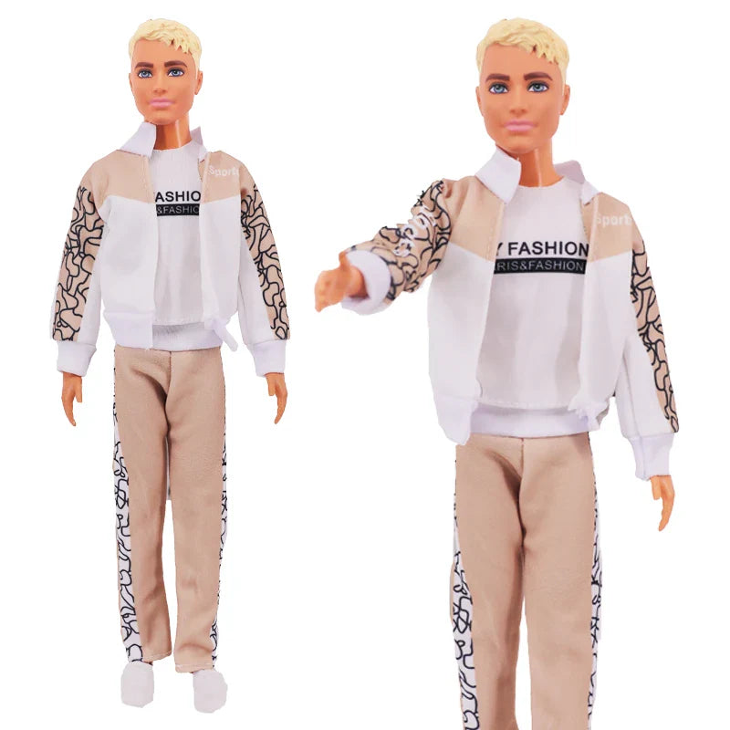 25 Style Ken 11.5inch Doll Clothes Sportswear Prince's Daily Clothing Overcoat for Babi 30 Cm Ken Boy Clothes,Birthday Present - Tasawoq
