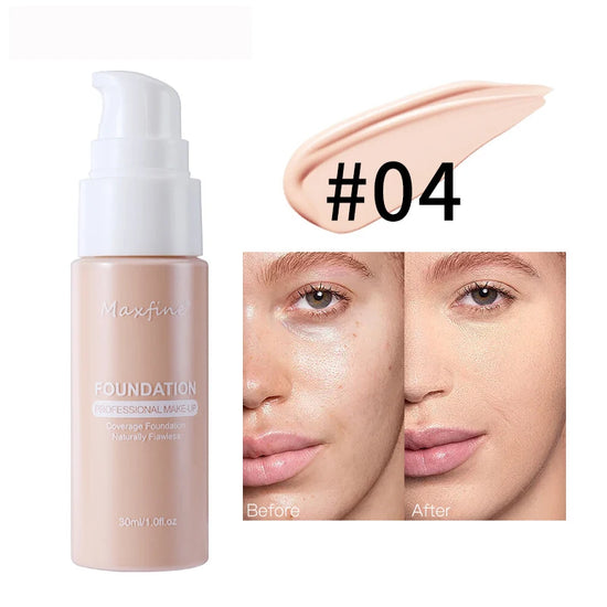 Liquid Foundation Effective Concealer Waterproof Sweat-resistant Makeup Professional Cosmetics - Tasawoq