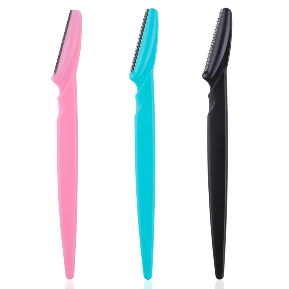 3/4/10Pcs Eyebrow Trimmer Face Blade Shaver Portable Eye Brow Epilation Hair Removal Safety Eyebrow Cutting Woman Makeup Tools - Tasawoq