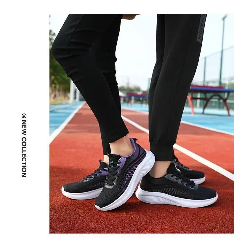 Casual Running Summer Fashion Anti Slip Hiking Mesh Breathability Athletic Shoe Tennis Woman Trend 2024 Woman Sneakers Couple - Tasawoq