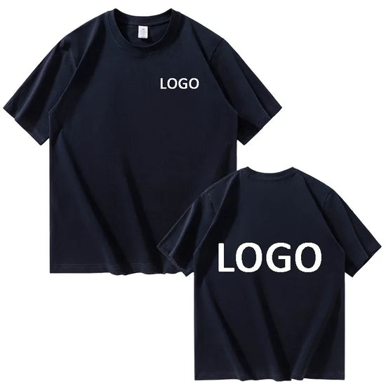 Customized Cotton Printed T-shirts Men Fashion Short Sleeve Tshirt Women Personality Casual Streetwear Tee Tops Camiseta - Tasawoq