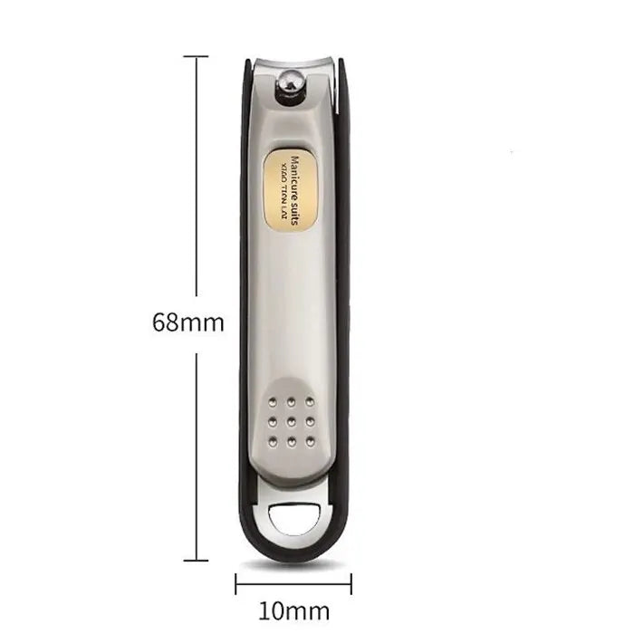 Nail Trimmer Pedicure Scissor Nail Clippers Stainless Steel Anti Splash Fingernail Cutter Manicure Tools Bionics Design - Tasawoq