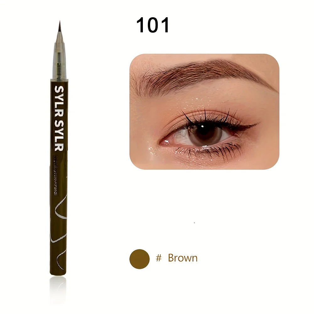 0.008mm Ultra Fine Eyebrow Pen Long Last Smudge Proof Waterproof Sweat-Proof High Pigmented Easy Applying Liquid Eye Brow Pencil - Tasawoq
