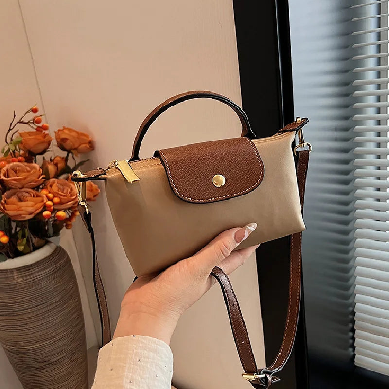 Fashion Small Shopping Shoulder Bag for Women Ladies Nylon Handbags Removable Shoulder Strap Crossbody Bag Female Student Pocket - Tasawoq
