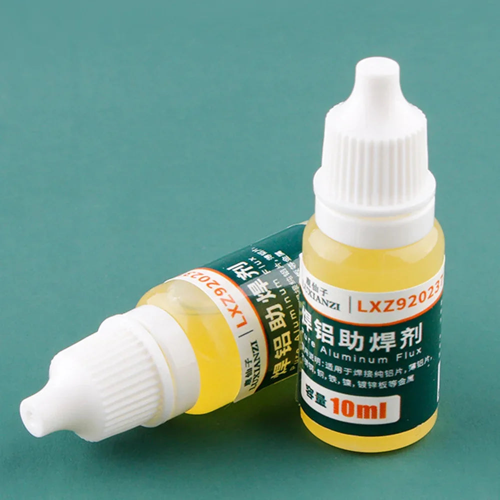 10ml/Bottle Soldering Flux Liquid Aluminum Metal Electronics Copper Soldering Flux No Water Cleaning 18650 Battery Soldering - Tasawoq