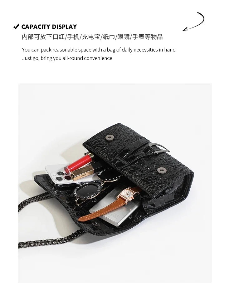 Women's Luxury Handbag Brand Crossbody Bags Female Chains Shoulder Messenger Hand Bags Sequined Casual purses and handbags - Tasawoq