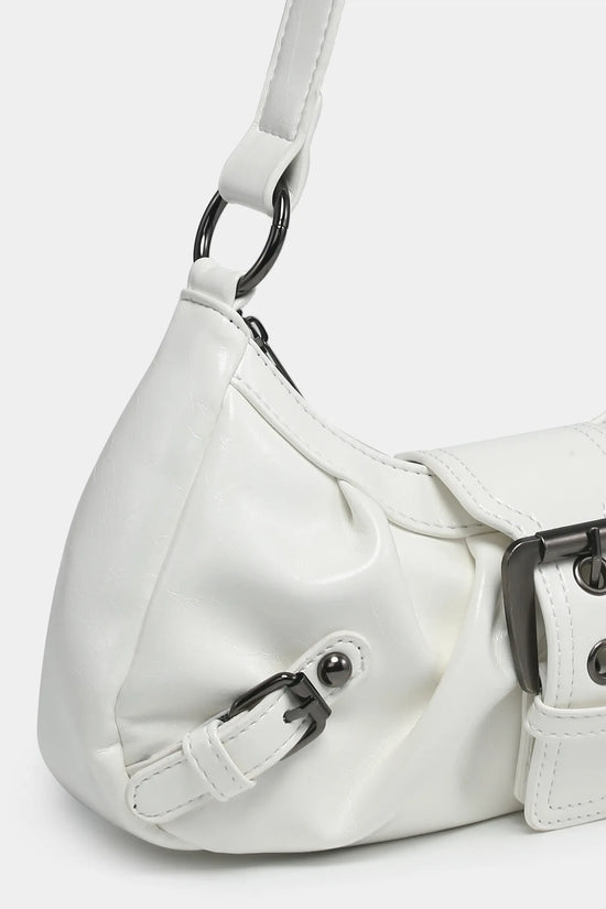 2024 spring hot selling Maillard style retro style small bag spicy girl Y2K wasteland style vintage leather shoulder armpit bag - Tasawoq