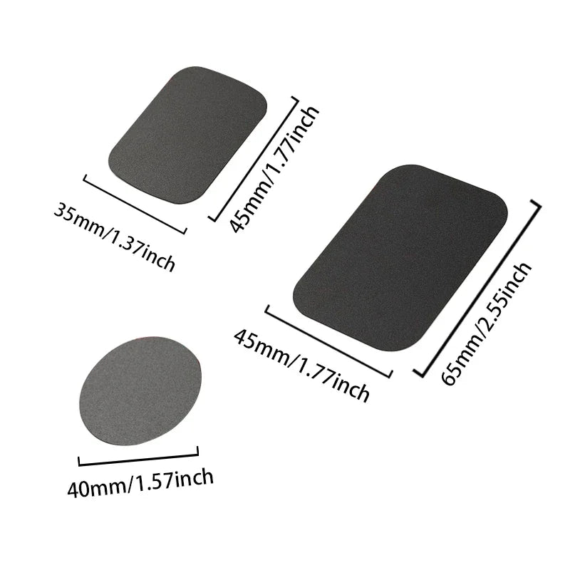 Magnetic Metal Plate For Car Phone Holder Universal Iron Sheet Disk Sticker Mount Mobile Phone Magnet Stand For All Smart Phone