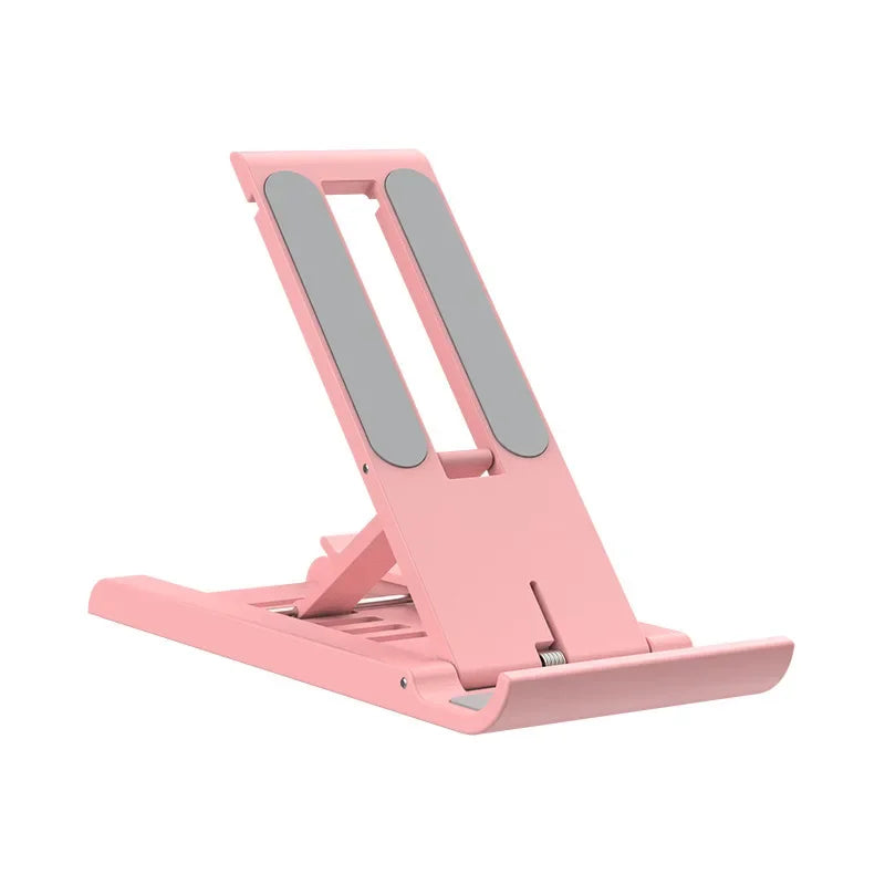 Desktop Phone Holder Stand Foldable Portable Tablet Stand Desk Lazy Bracket For iPhone 13 Pro iPad Mobile Phone Tablet below 12" - Tasawoq