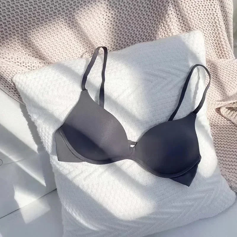 Backless Bras for Women Seamless Underwear Sexy Lingerie 3/4 Cup Bralette Top Wireless Brassiere Intimates Comfort T Shirt Bra - Tasawoq