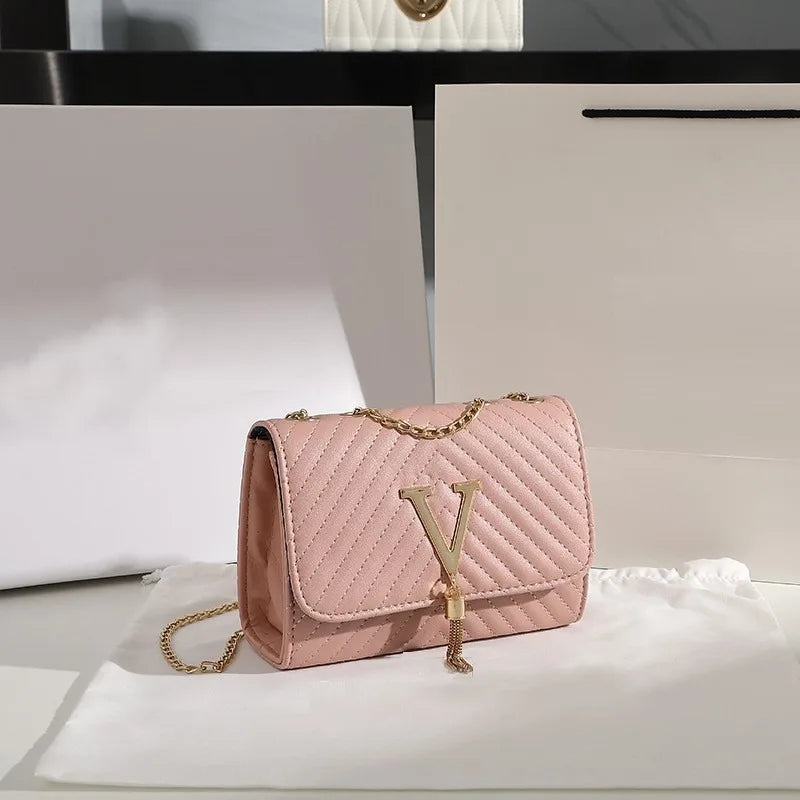Embroidery Women Crossbody Bag Thread Luxury Handbag Shoulder Bags Brand Sequined Tassel Clutch Small Bag and Purse Party - Tasawoq