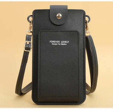 Women Bags Soft Leather Wallets Touch Screen Cell Phone Purse Crossbody Shoulder Strap Handbag for Female Cheap Women's Bags - Tasawoq