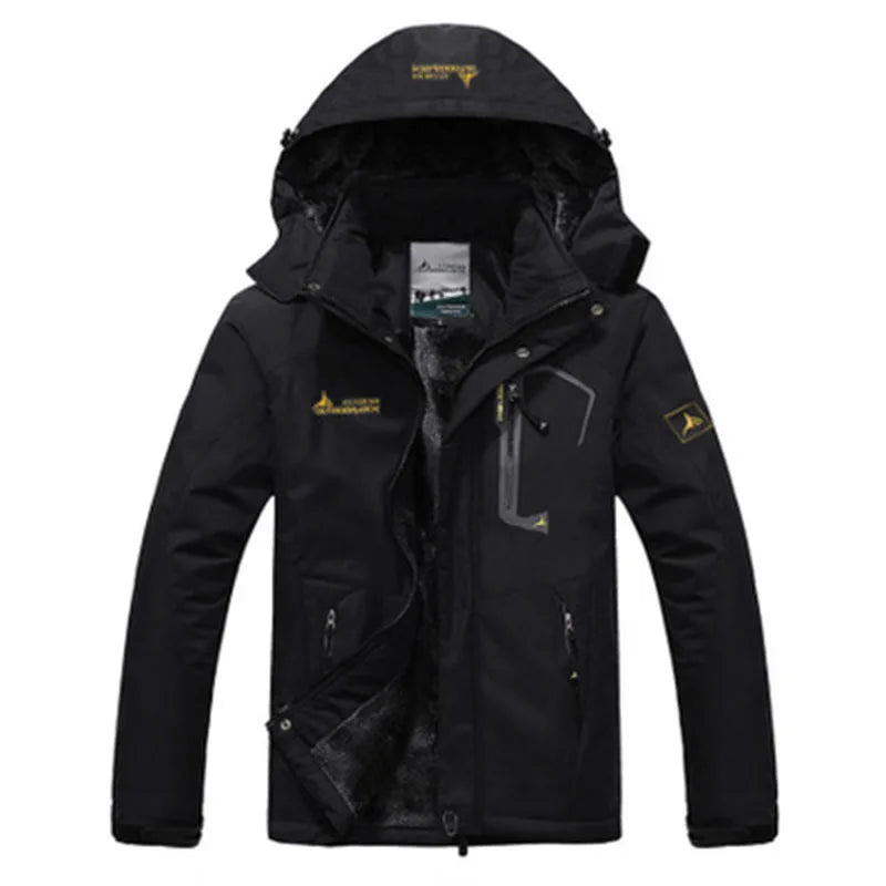 Winter Parka Men Windbreak Plus Thick Warm Windproof Fur Coats Male Military Hooded Anorak Jackets Men's Winter Jackets - Tasawoq