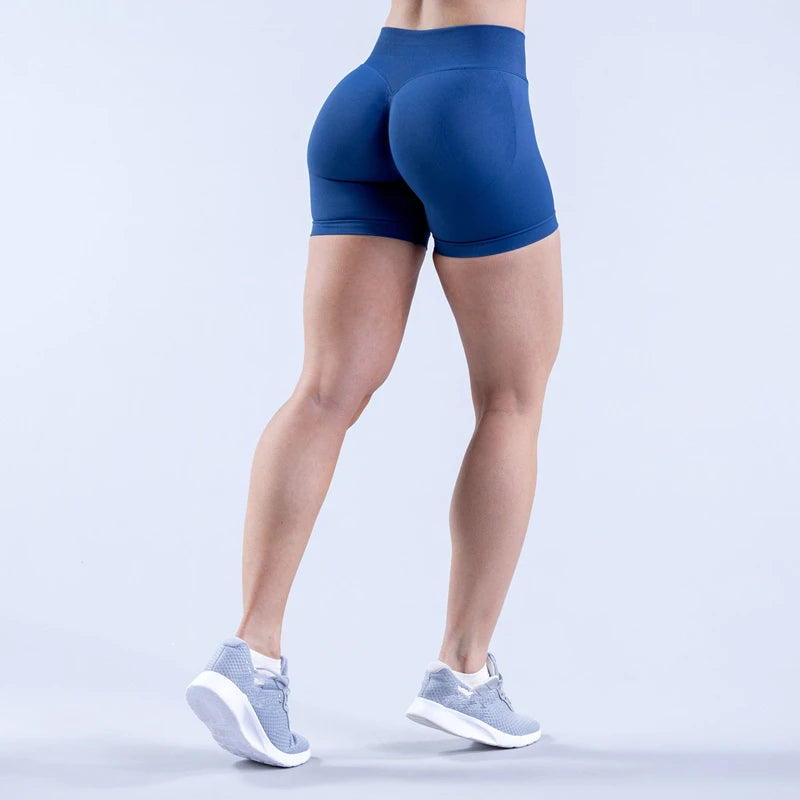 Gym Impact Running Shorts Scrunch Butt Shorts Women Biker Cycling Shorts Seamless Leggings Sexy Athletic Yoga Shorts - Tasawoq