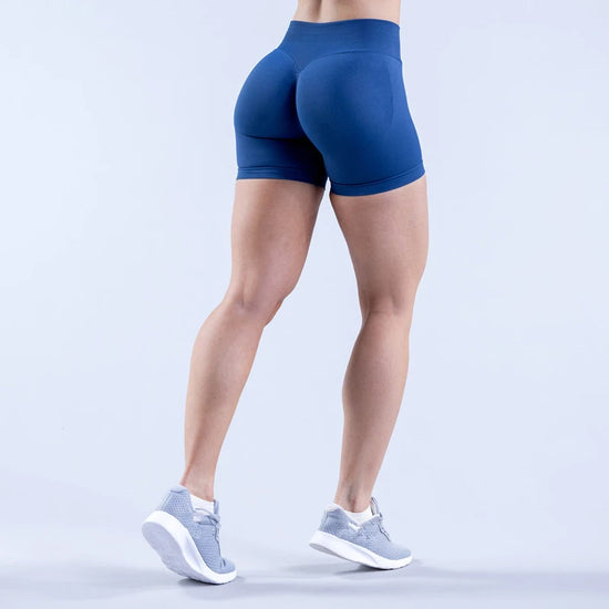 Gym Impact Running Shorts Scrunch Butt Shorts Women Biker Cycling Shorts Seamless Leggings Sexy Athletic Yoga Shorts - Tasawoq