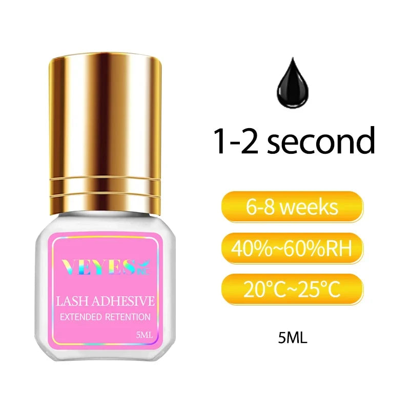 Veyes Inc Eyelash Extensions Glue 5 Days Free Shipping from US Veyelash 7 Weeks Retention Volume Lash Adhesive Makeup Tools - Tasawoq