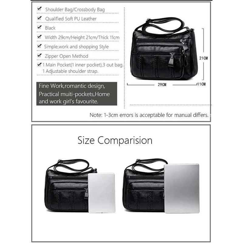 Women's Bag 2025 Trend Korean Handbags Designer Luxury Brand Ladies Shoulder Bags Soft Leather Fashion Versatile Crossbody Bag - Tasawoq