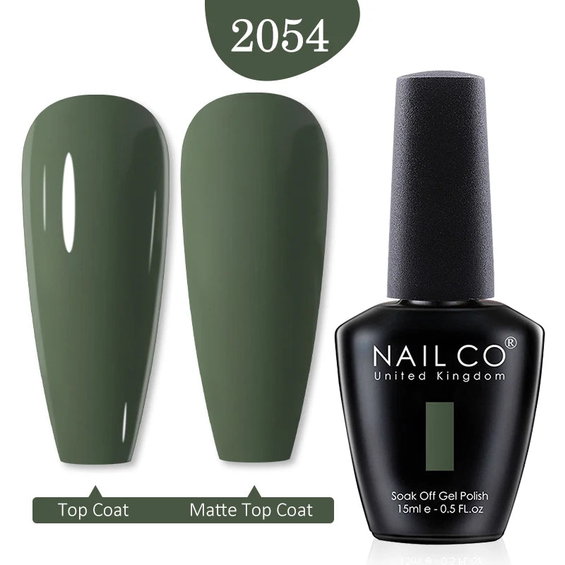 NAILCO Red Colors Series 15ML Nail Gel Polish Nail Supplies Semi Permanent For Nail Art Manicure Soak Off LED UV Hybrid Varnish - Tasawoq