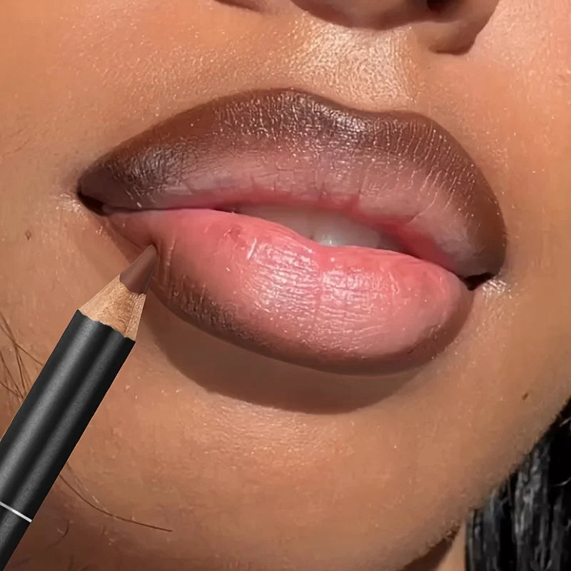 Luxury Matte Lip Liner, Long-Lasting, Smooth Application for Perfect Outline & Filling, Versatile Shades for All Skin Types - Tasawoq