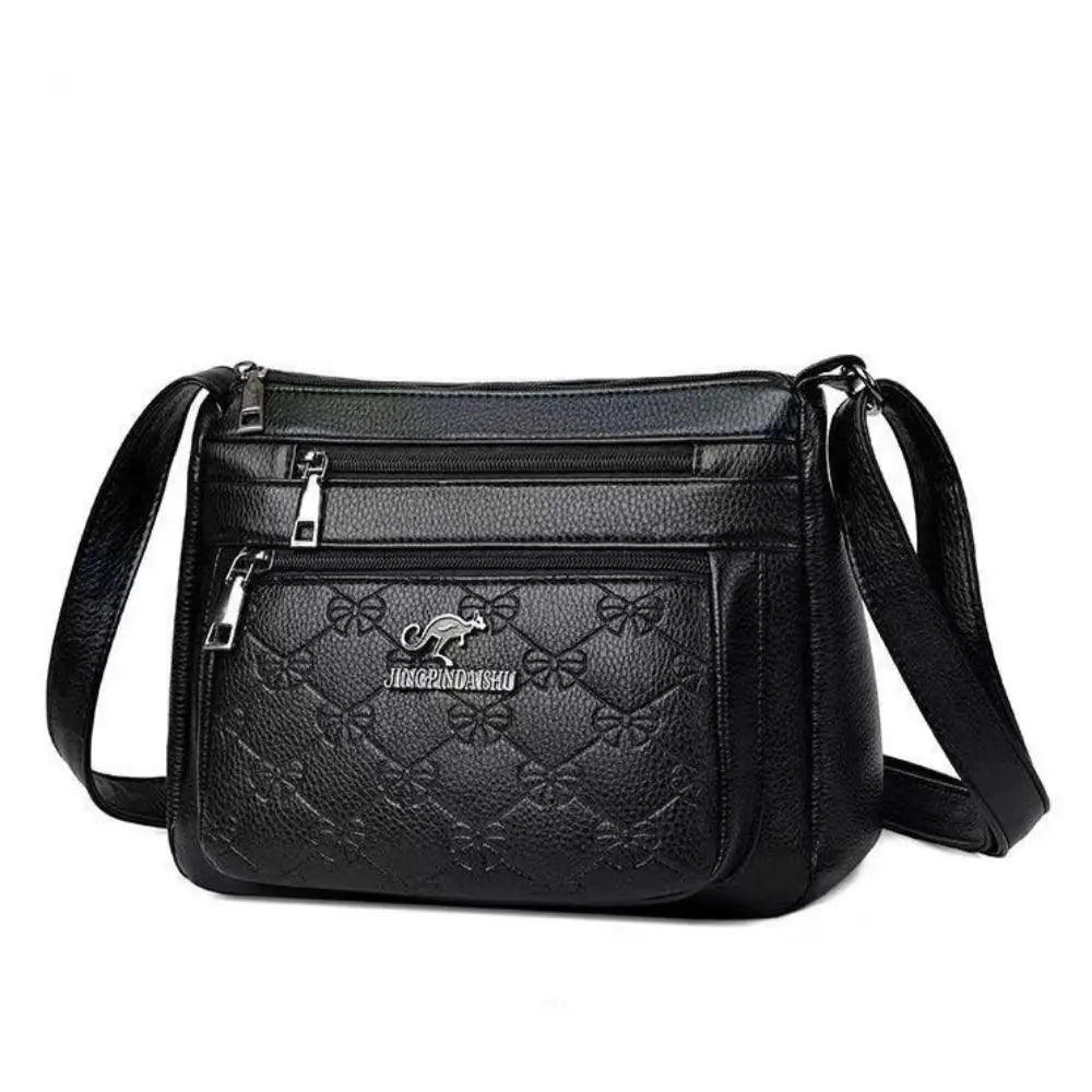 Women's Bag Middle-aged Bag Mother's Bag Fashion Multi-layer Large Capacity Single Shoulder Mother-in-law Buy Vegetable Bag - Tasawoq